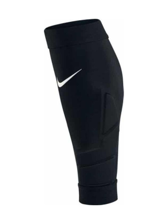 Nike Hyperstrong Match Padded Leg Sleeves for Football Shin Guards Black