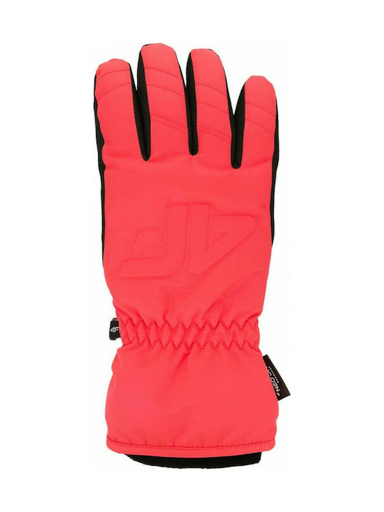 4F Frauen Ski- & Snowboardhandschuhe Rot