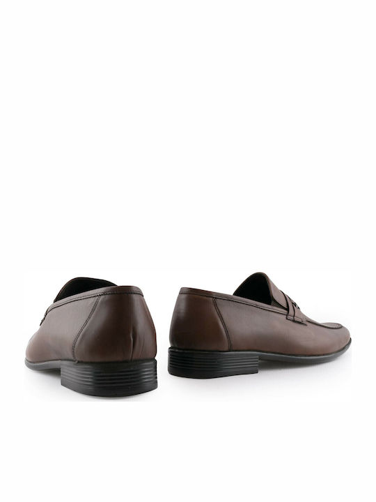 402 Men's Leather Loafers Tabac Brown