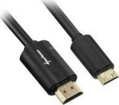 Sharkoon HDMI 2.0 Kabel HDMI-Stecker - Mini-HDMI-Stecker 2m Schwarz