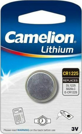 Camelion Lithium Watch Battery CR1225 3V 1pcs