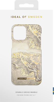 iDeal Of Sweden Fashion Plastic Back Cover Greige Marble (iPhone 13)