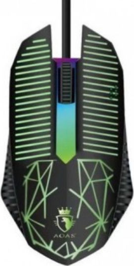 Aoas Aoas v06 RGB Gaming Ποντίκι Μαύρο