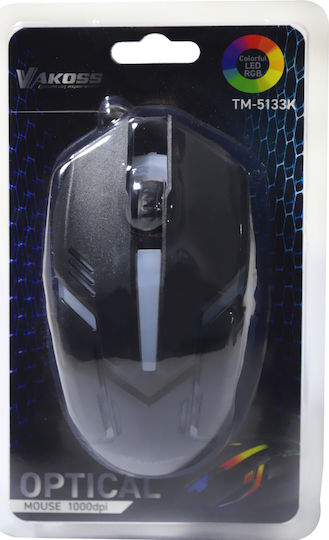 Vakoss TM-5133K RGB Mouse De Gaming Negru