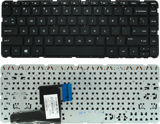 Laptop Keyboard for 240 G2 240 G3 240 G4 4 N without Frame and English (US) Layout in Black Color