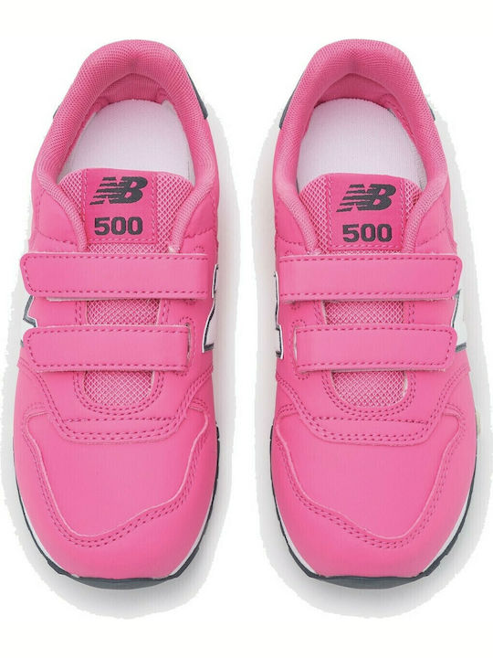 500 Kids Sneakers with Scratch Fuchsia
