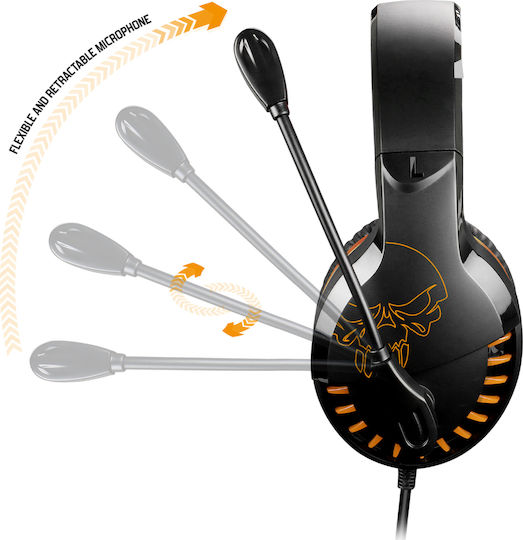 Spirit of Gamer PRO-H3 Über Ohr Gaming-Headset mit Verbindung 2x3,5mm Orange
