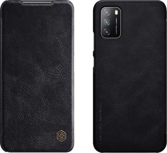 Nillkin Qin Book Piele artificială Negru (Poco M3 / Redmi 9T)