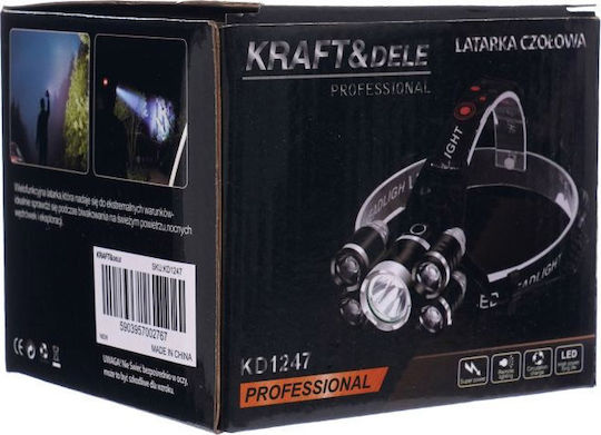 Kraft & Dele Lumină de lucru și de sit, cu baterie Lanternă Frontală LED