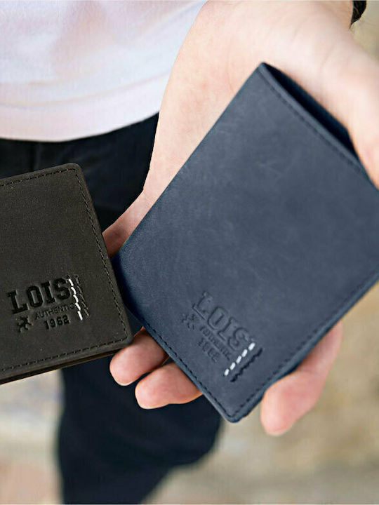 Кожен Мъжки Портфейл С RFID Син
