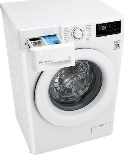 LG Πλυντήριο Ρούχων 7kg 1200 Στροφών Inverter Direct Drive F2WV3S7N3E