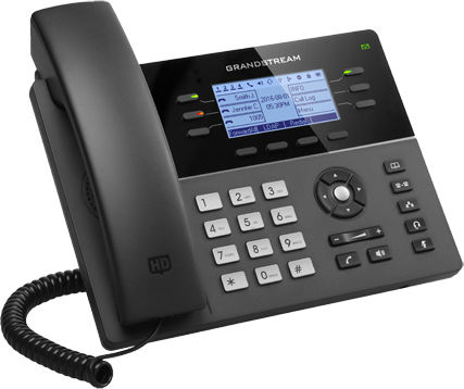 Grandstream GXP1760W Ενσύρματο Τηλέφωνο IP 6 γραμμών Μαύρο