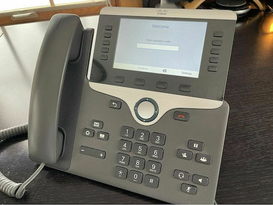 Cisco 8851 Ενσύρματο Τηλέφωνο IP Μαύρο