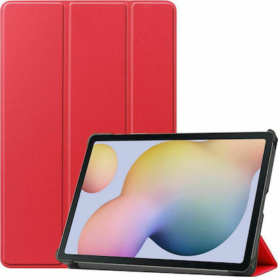 Tri-Fold Flip Cover Synthetic Leather Red (Galaxy Tab S7)