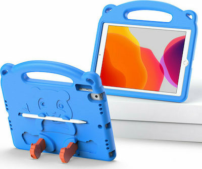 Dux Ducis Panda Umschlag Rückseite Silikon Stoßfest für Kinder Blau (iPad 2019/2020/2021 10.2'')