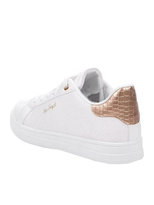 BY-0351 Γυναικεία Sneakers Λευκά