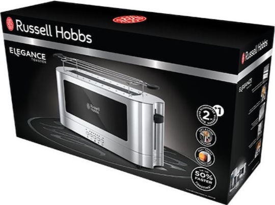 Russell Hobbs Elegance Prăjitor de pâine 2 sloturi 1420W Gri