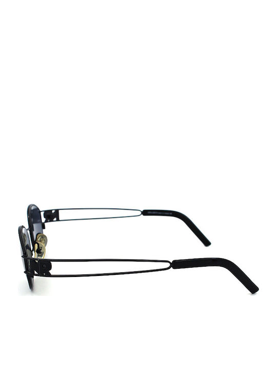 Nina Ricci Women's Sunglasses with Black Metal Frame and Black Lens NR3446 E013 F971