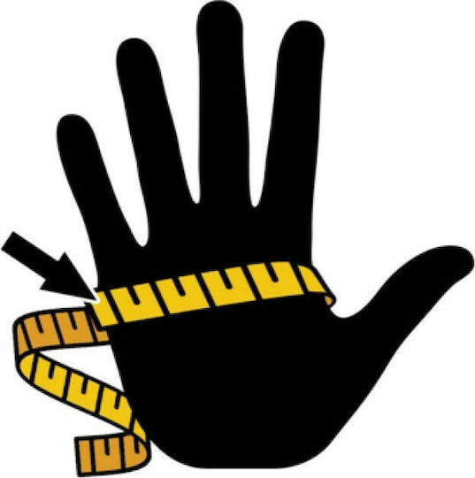 Predator Γάντι Μπιλιάρδου Μαύρο Glove Second Skin Black/Yellow L/XL 1τμχ 12201