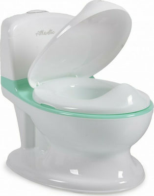 Moni Potty Bowl Atlantic with Music, Sounds & Lid Green up to 30kg 109079