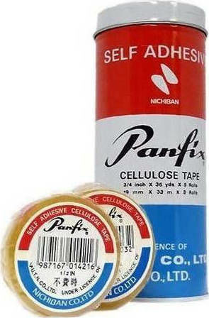 Panfix Селотеип Целулоза 19мм x 33м Прозрачен