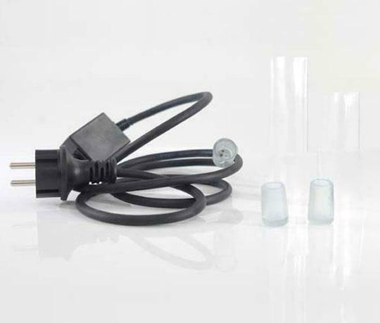 Christmas Light Tube Natural White Two-channel 220V Extensible 1.50m IP44 Eurolamp