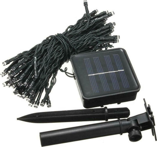 100 Lichter LED 21m. Kaltes Weiß Solar in Zeichenfolge 1Stück 100 Lichter LED 21m. Kaltes Weiß Solar in Zeichenfolge 1Stück