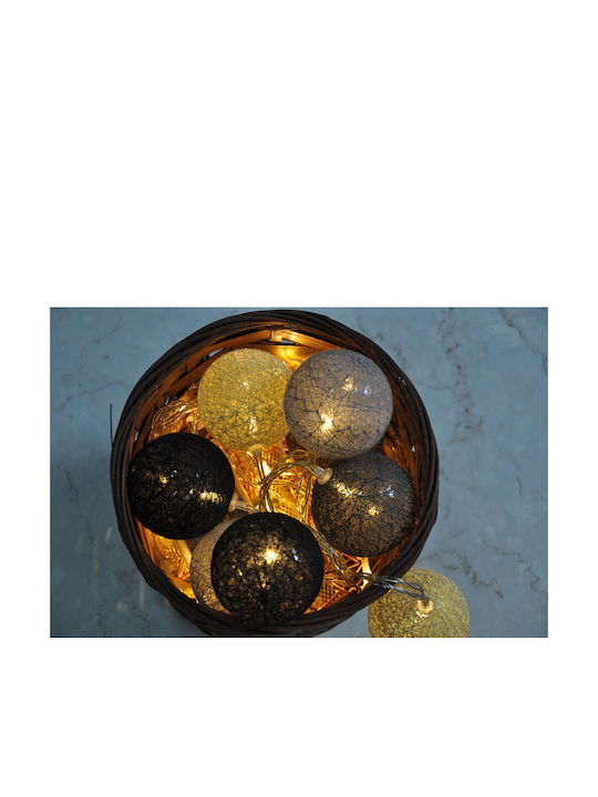 Evivak Illuminated Christmas Fabric Figure Ball