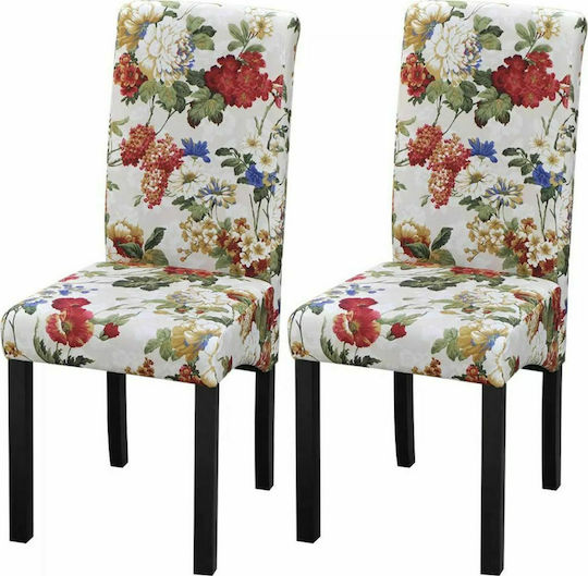 Dining Room Fabric Chair 42x55.5x96cm 2pcs