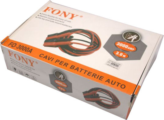 Cablu de Pornire pentru Baterie Auto Fony 3000A 3m