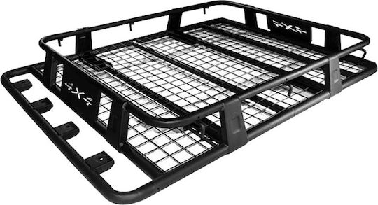 Auto Gs Σχάρα Οροφής Αυτοκινήτου Safari Μεταλλική 127x96cm Universal