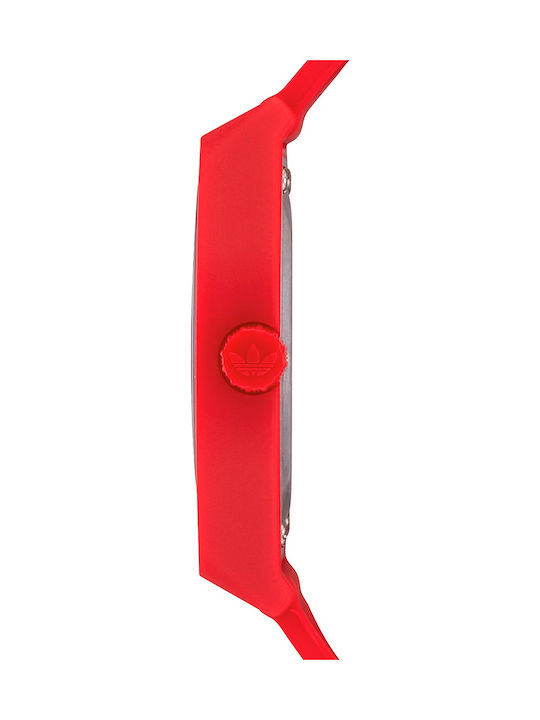 Adidas Process SP1 Ρολόι Μπαταρίας με Καουτσούκ Λουράκι σε Κόκκινο χρώμα