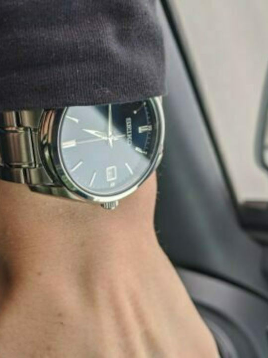Seiko Концептуален Мъжки Часовник 40.2мм На Батерия С Сребърна Метална Гривна