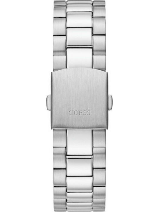 Guess Men's Watch 42mm Battery with Silver Metal Bracelet