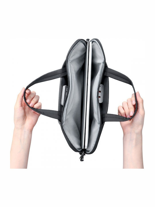 Baseus Basics Series 16 Waterproof Shoulder / Handheld Bag for 16" Laptop Gray