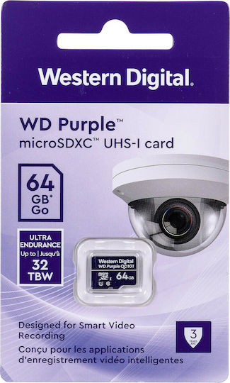Lila microSDXC 64GB U1 UHS-I 80MB/s
