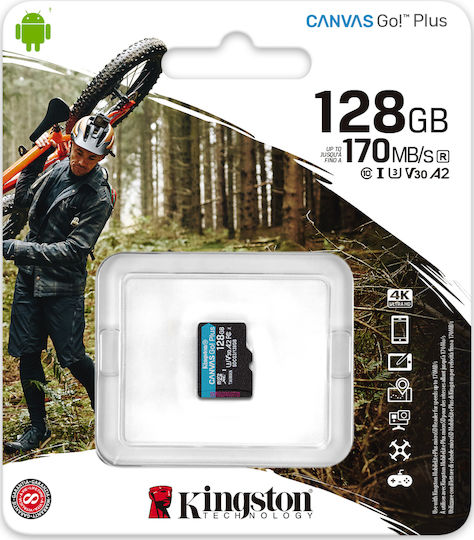 Kingston Canvas Go! Plus microSDXC U3 V30 A2 UHS-I 170MB/s