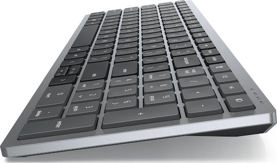 Dell KM7120W Ασύρματο Bluetooth Σετ Πληκτρολόγιο & Ποντίκι Αγγλικό US Ασημί