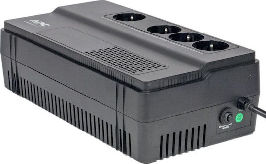 APC Easy UPS BV 1000 Line-Interactive 1000VA 600W with 4 Schuko Power Plugs
