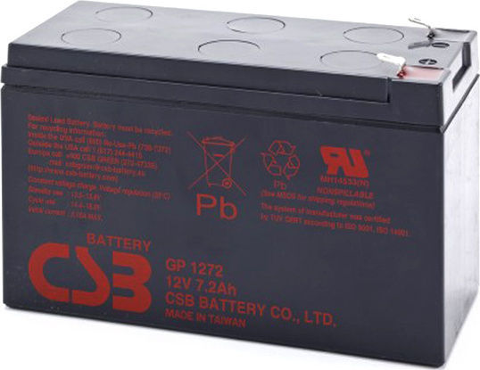 CSB GP1272 F2 Μπαταρία UPS με Χωρητικότητα 7.2Ah και Τάση 12V 1τμχ