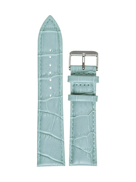 Tzevelion ART521 Leather Strap Light Blue 26mm