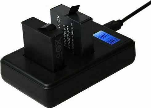 2-Channel Charger for GoPro Hero 5