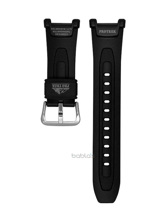 Casio Protrek Rubber Strap Black 18mm