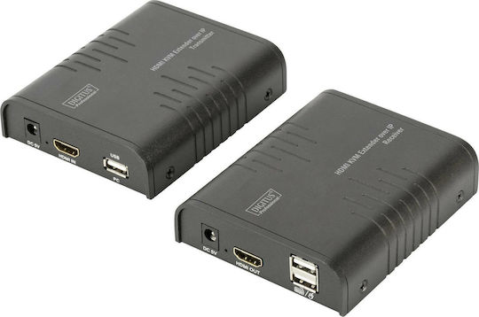 Digitus Console Extender Hdmi-Usb 120M Με Utp Καλωδιο