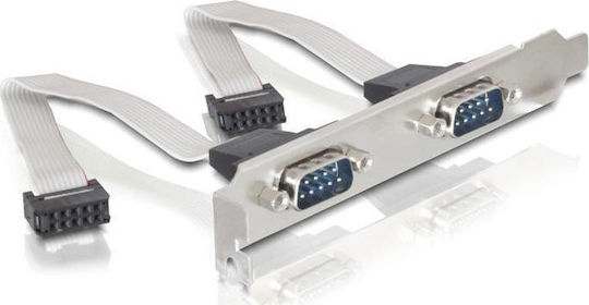 DeLock Κάρτα PCIe σε 5 θύρες DB25 Parallel / RS232 DB9 Serial