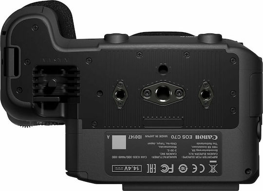 Canon Βιντεοκάμερα EOS C70 RF Body 4K DCI @ 120fps Αισθητήρας CMOS Αποθήκευση σε Κάρτα Μνήμης με Οθόνη Αφής 3.5" και HDMI