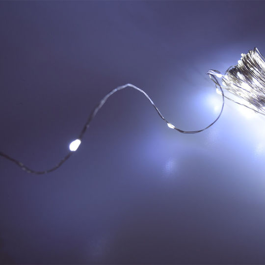 200 Светлини LED 20m. Хладен бял тип Лента 1бр