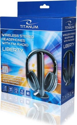 Esperanza TH110 Titanum Wireless / Wired Over Ear Headphones with Radio Black