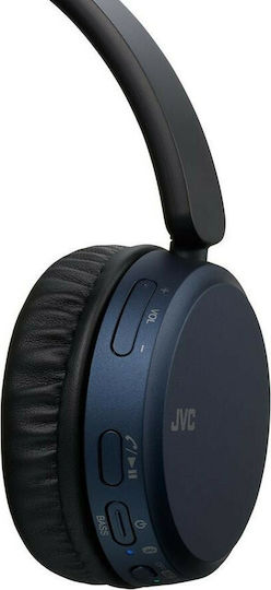JVC HA-S65BN Kabellos / Kabelgebunden Am Ohr Kopfhörer mit 11 Stunden Betriebszeit Blau