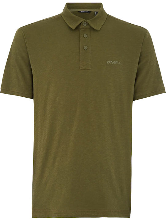 O'neill Men's Short Sleeve Blouse Polo Khaki